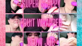 Super Sloppy Fruit Wrapped Blow Job 1920x1080 WMV