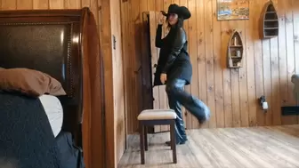country milf bare ass joi in chaps and boots