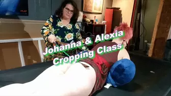 Johanna and Alexia Practice the Crop