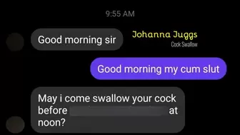 Johanna Swallows Cock