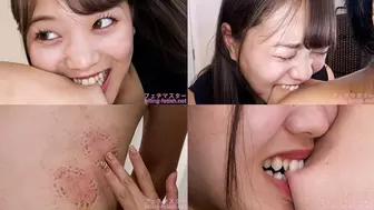 Maina - Biting by Japanese cute girl bite-230 - wmv