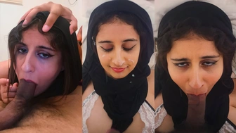 Shy Muslim Daughter Deep Throat Fuck & Enormous Cum-Shot