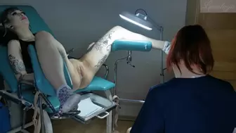 Doctor sounding cute girl