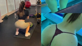 Fine Home-Made Chick loves to be boned at the gym - REAL PUBLIC SEX