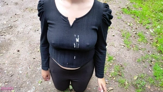Wow I jerk him off in public and make his jummy dong spunk on my ebony shirt with his chunky sperm