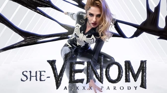 VRCosplayX Busty Mina Von D As SHE-VENOM Has Very Sex Hungry Symbiote