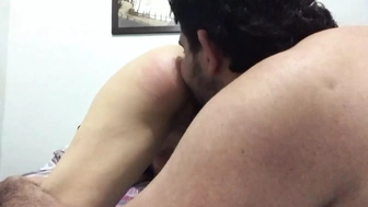 My Gigantic Oiled Booty Riding Alluring My Horny Bf's Meat