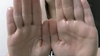 You let us stare at the lines on the palm close up and oiled up WMV FULL HD 1080p