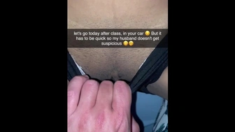 Lover mounts me after gym session and cheats on gf Snapchat Cuck