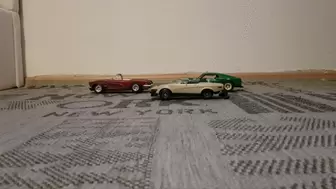 Small model car crushed