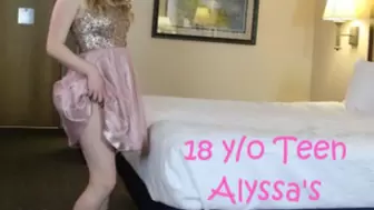 18 yo Blonde Alyssa's Audition Scene