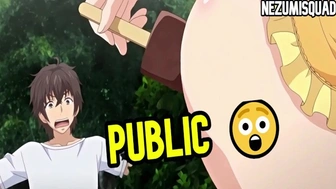????Teenie Caught Masturbating With Ice Cream in Public - Anime????