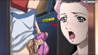 ????Step Mom Caught Her Stepson Masturbating With Her Lingerie Uncensored Anime????